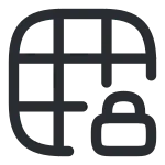 Grid Lock SVG Icon